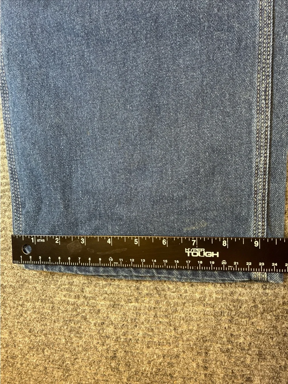 Carhartt Men’s Denim Bib Overalls 42x32 Blue Carpenter Workwear 100% Cotton